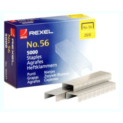 Image of Rexel 56 Staples 6mm [pack 5000]