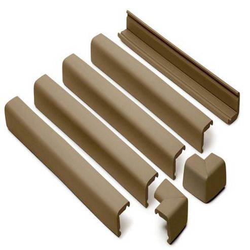 Image of Prince Lionheart Cushiony Fireplace Guard Plus 2 Corners Chocola