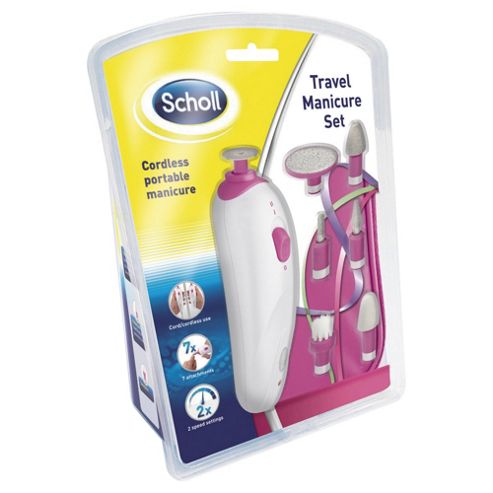 Image of Scholl Manicure Set Travel, Pink