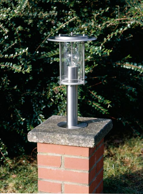 Image of Brilliant York One Light Landscape In High-grade Steel