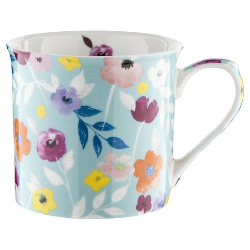 Image of Tesco Pastel Floral Palace Mug Single