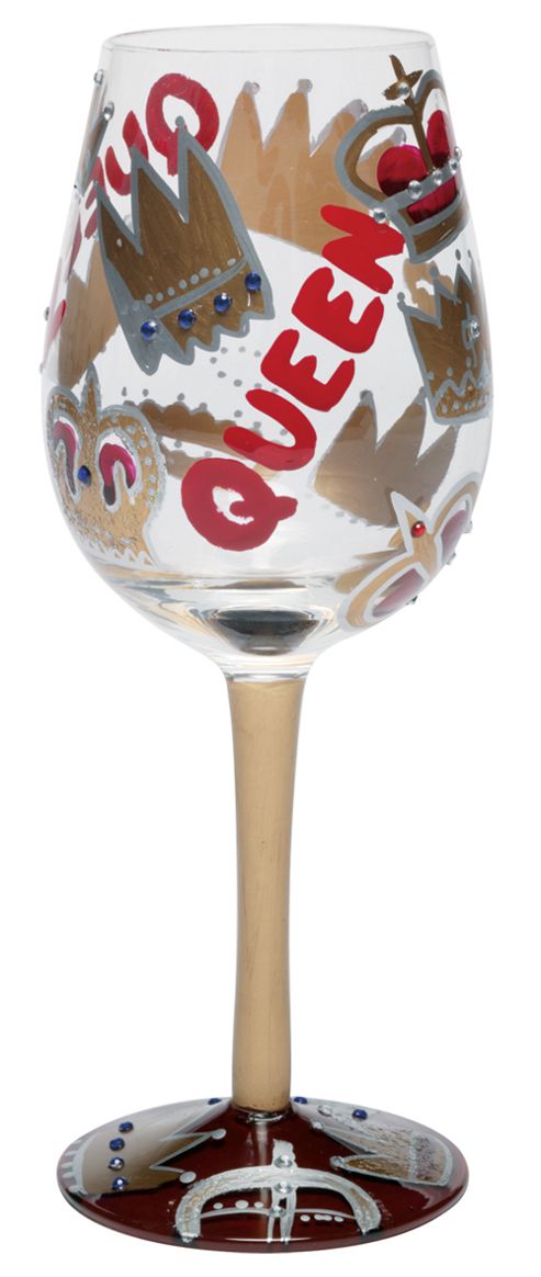 Image of Lolita Wine Glass - Queen Design