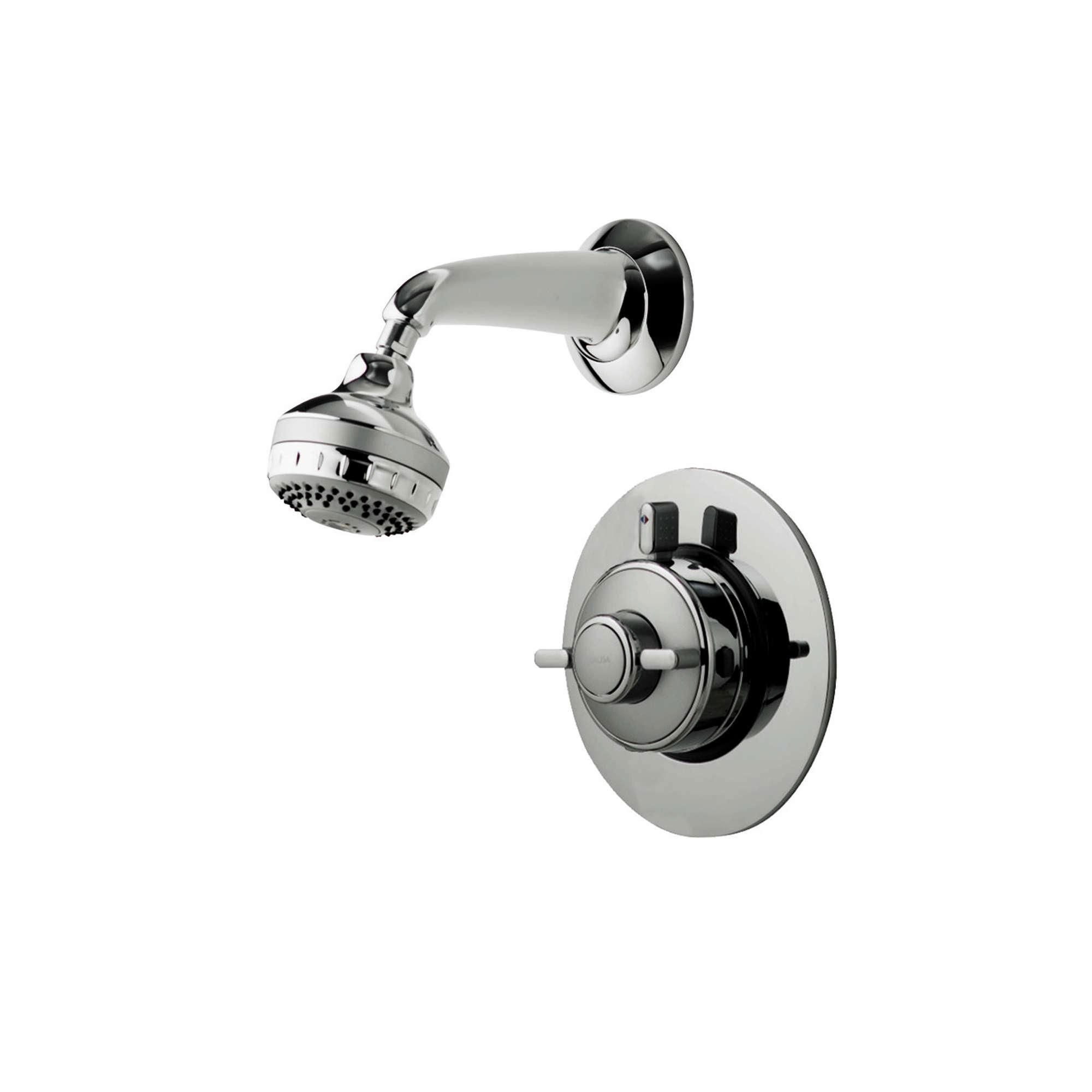 Aqualisa Quartz Thermo Concealed Shower with Fixed Head Kit at Tesco Direct
