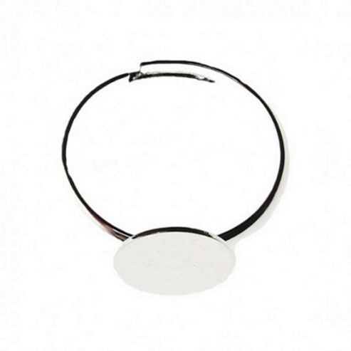 Image of Cabachon Ring - Silver - 4 Pack