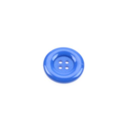 Image of Dill Buttons 23mm Round - Royal Blue