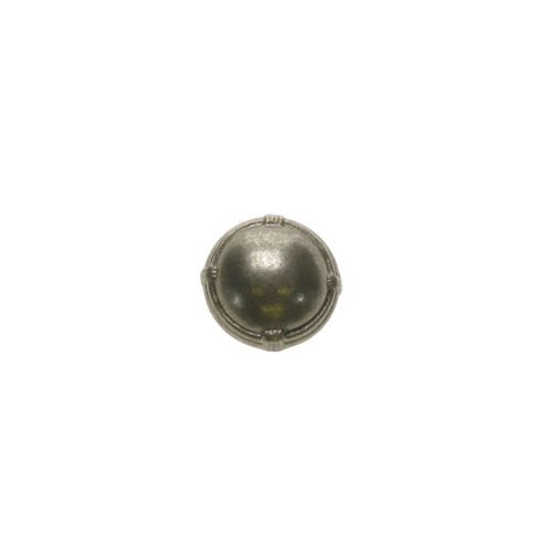 Image of Dill Buttons 18mm Dome Rimmed Silver