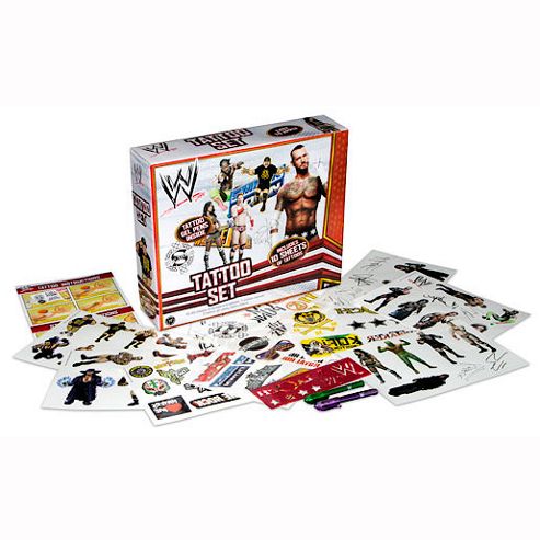 Image of Rms International Wwe Tattoo Set
