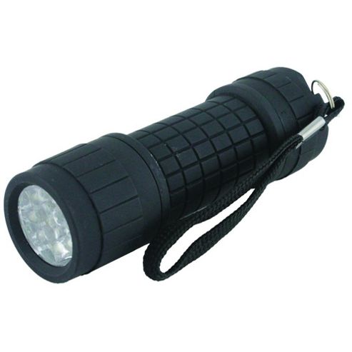 Image of Yellowstone 9 Led Rubber Handheld Torch Flashlight