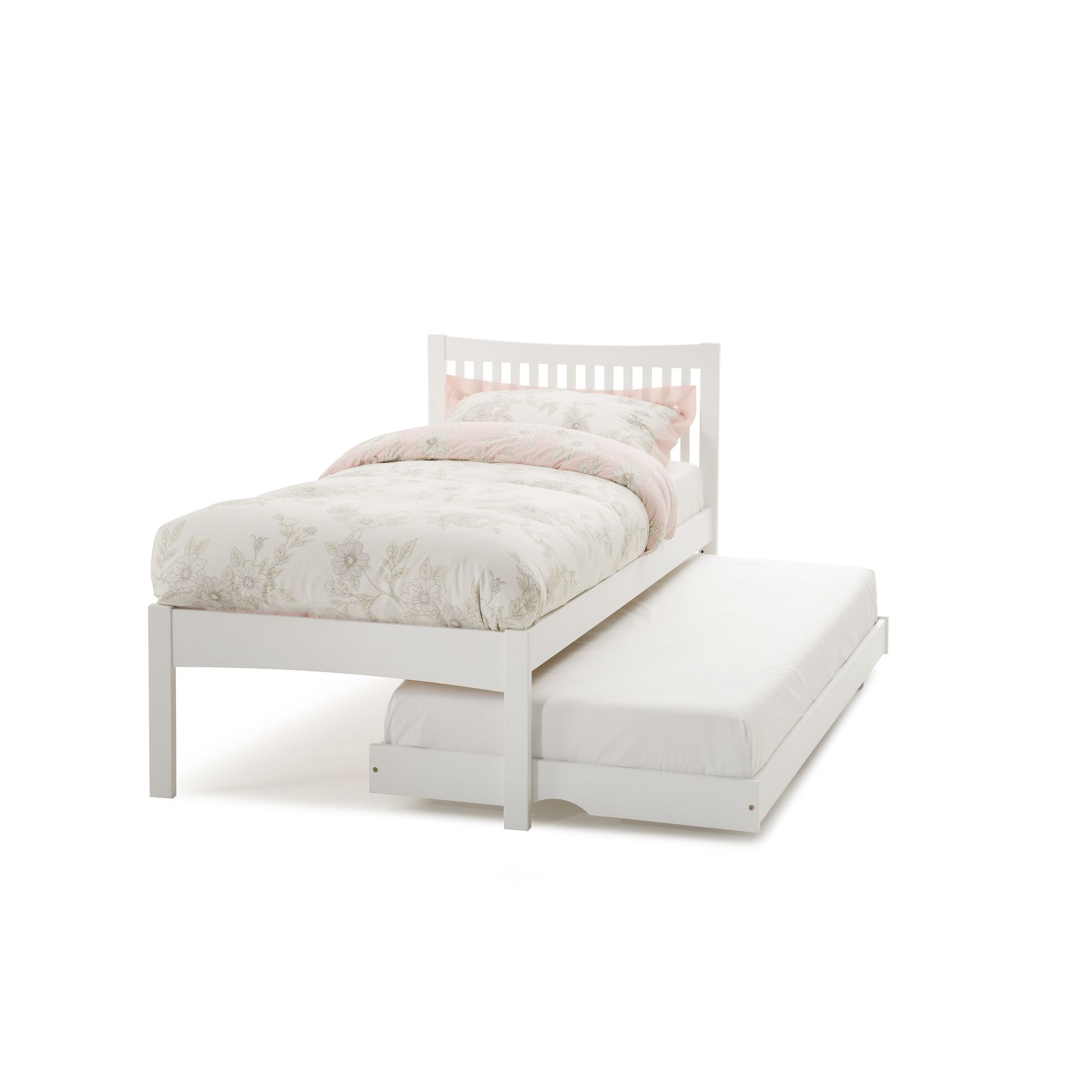 Serene Furnishings Mya Single Guest Bed - Opal White at Tesco Direct