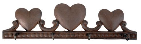 Image of Fallen Fruits Love Heart Coat Hooks