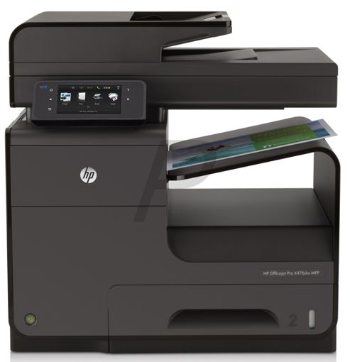 Image of Hp Officejet Pro X476dw (a4) Colour Inkjet Wireless Printer (print/copy/scan/fax) 768mb 10.9cm Cgd Touchscreen
