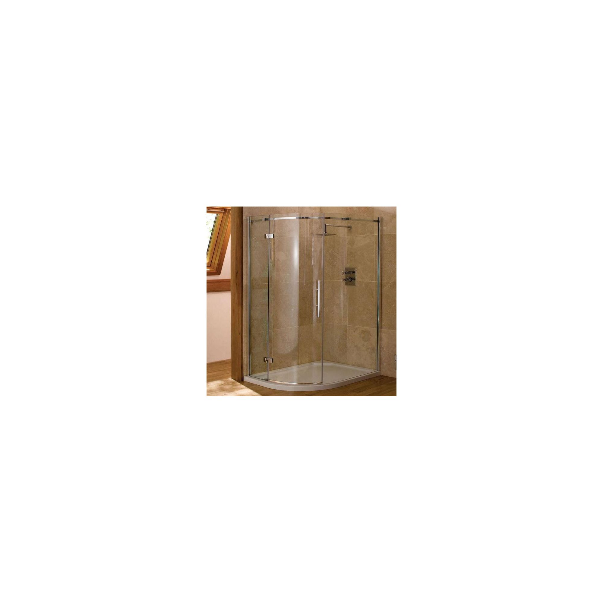 Merlyn Vivid Nine Offset Quadrant Shower Door, 1200mm x 900mm, Right Handed, 8mm Glass at Tesco Direct