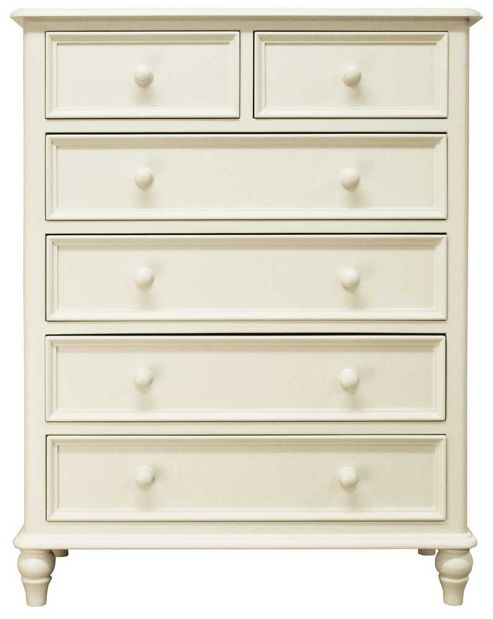Image of Ultimum Chateau Off White 2 Over 4 Chest Of Drawers