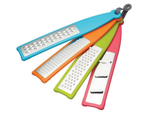 Image of Kitchen Craft Colour Works Grater Set 4piece