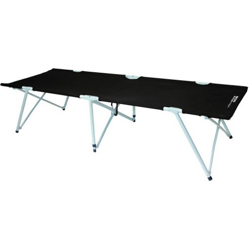Image of Yellowstone Quick Erect Single Camp Bed Black