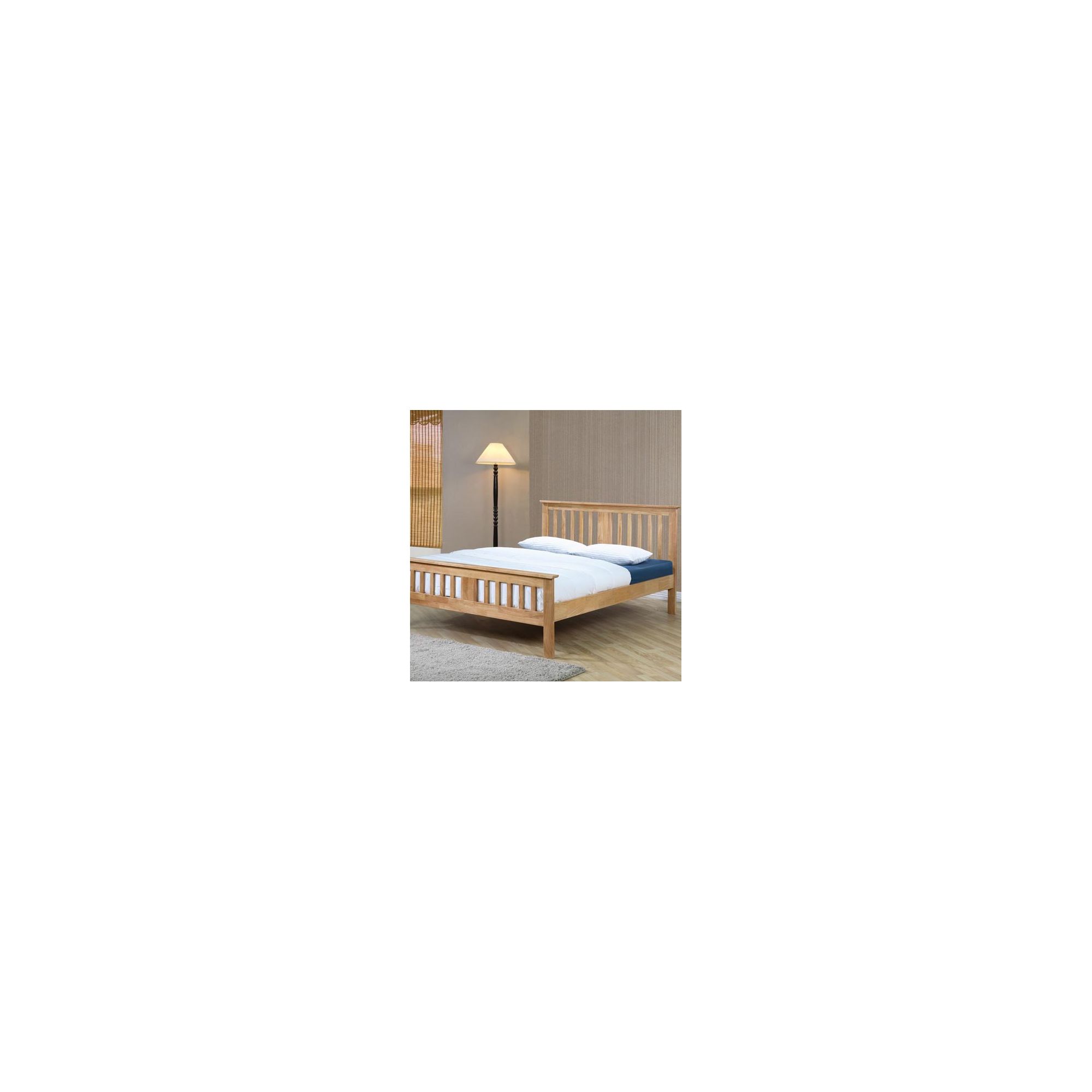 Sleepy Valley Brent Bed - Oak - 2 Underbed Drawers/Hardwood - Single at Tesco Direct