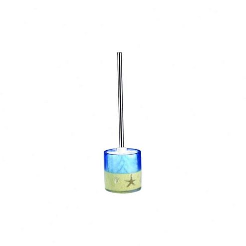 Image of Sanwood Karibik Toilet Brush Set In Transparent