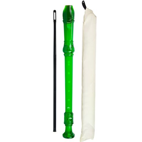 Image of Tiger Kids Plastic Descant Recorder - Green