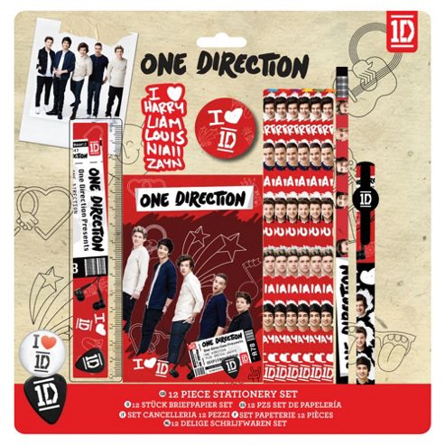 Image of One Direction 12pc Stationery Set