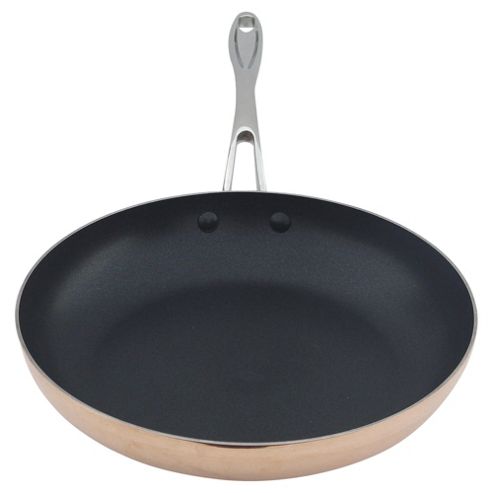 Image of Professional Go Cook 28cm Tri-ply Copper Frying Pan