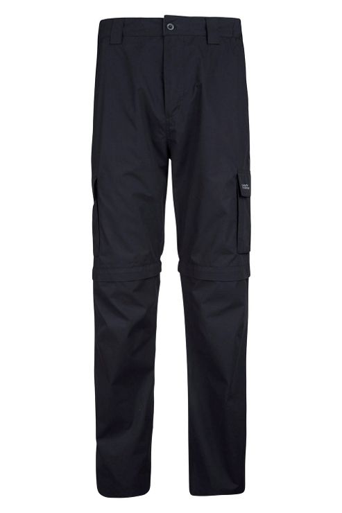 Image of Trek Zip-off Men's Trousers - Black
