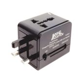 Worldwide Travel Adaptor with 1A USB Charger