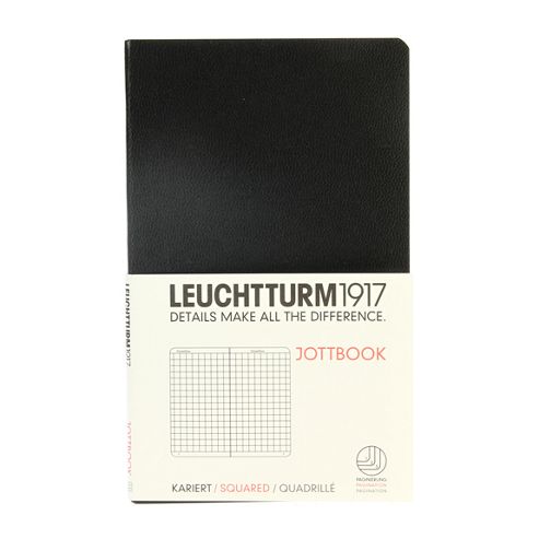 Image of Leuchtturm 1917 Black Jotter Pocket Squared