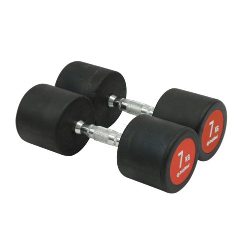 Image of Bodymax Pro V3 Rubber Dumbbells - 7kg