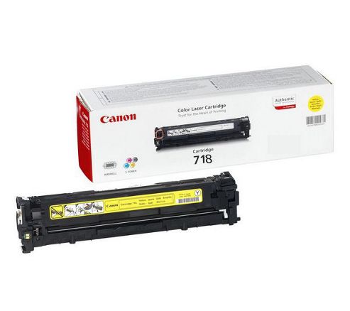 Image of Canon 718 Toner Cartridge - Yellow