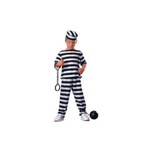 Image of Rubies Fancy Dress - Prisoner Boy Costume Uk Medium 5-7 Years