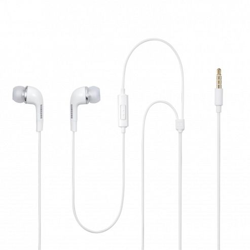 Image of 3.5mm Wired In-ear Headset White