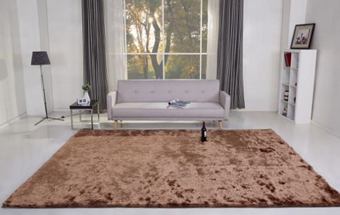Image of Leader Lifestyle Valencia Hazel Brown Tufted Rug - 160 Cm X 230 Cm (5 Ft 3 In X 7 Ft 7 In)