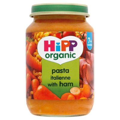 Hipp 7 Month Organic Pasta Italienne With Ham 190G