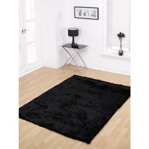 Image of Splendour Shadow Black 60x110 Cm Rug