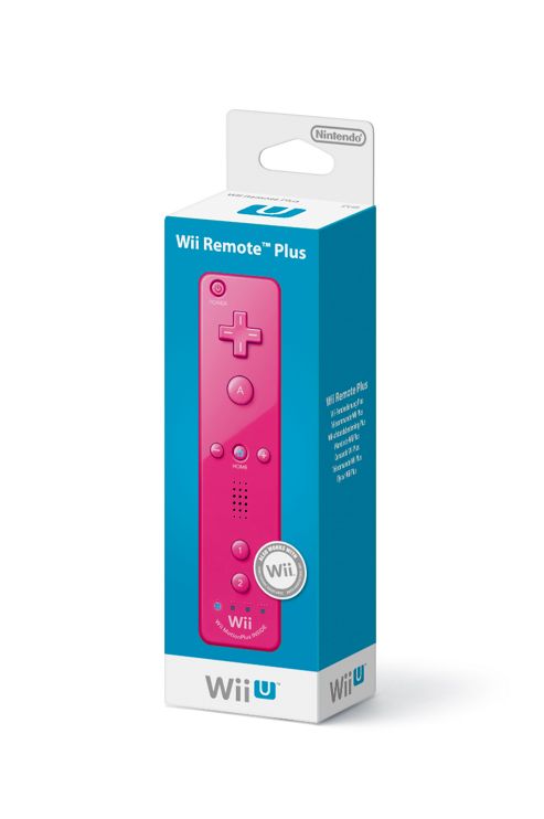 Image of Wii U Remote Plus (pink)