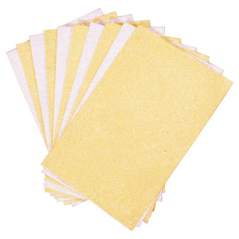 Image of Glitter Pad White/cream 10 Sheets