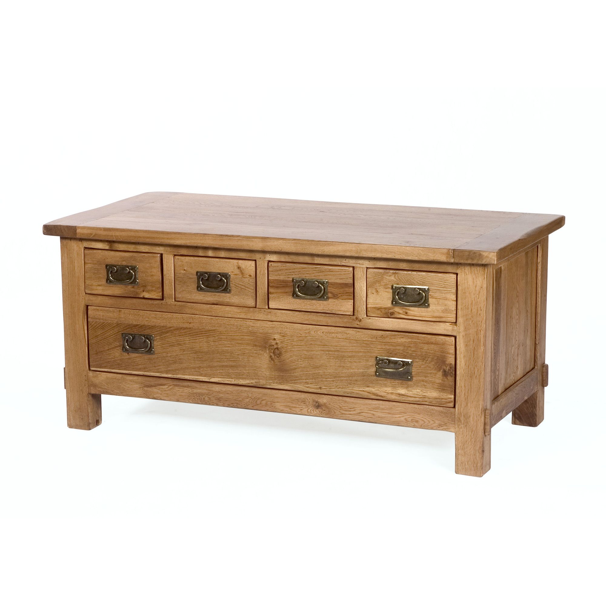 Wiseaction Riviera Coffee Table with Five Drawer at Tesco Direct