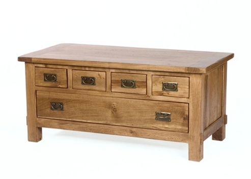 Image of Wiseaction Riviera Coffee Table With Five Drawer