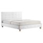 Home Zone Diamante Bed Frame - White - Single (3')