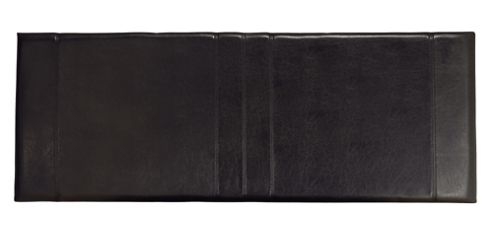 Image of Serene Furnishings Carmela Upholstered Headboard - Black - Double