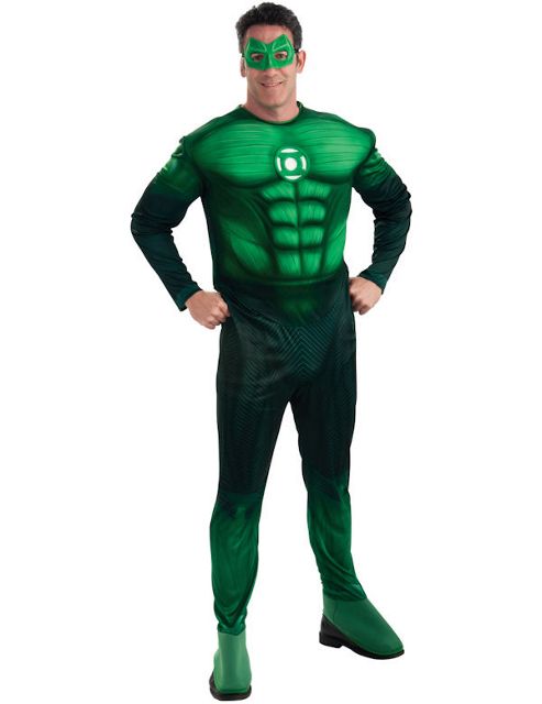 Image of Green Lantern Hal Jordon Deluxe - Adult Costume Size: 38-40