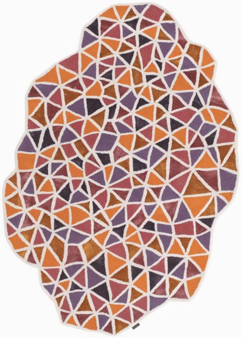 Image of Angelo Paris Multi Tufted Rug - 240cm H X 170cm W (7 Ft 10.5 In X 5 Ft 7 In)