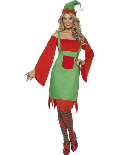 Image of Adult Cute Elf Costume Medium