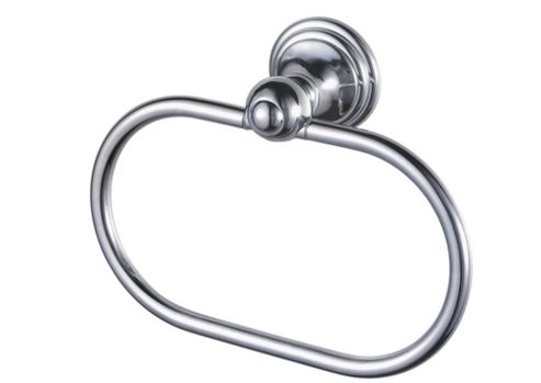 Image of Haceka Allure Towel Ring In Chrome