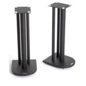 Pair of Speaker Stands in Black - Height 60cm