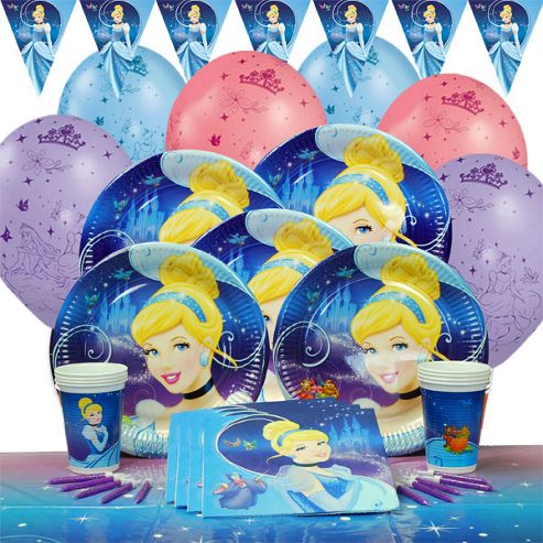Image of Cindrella Party Pack For 8
