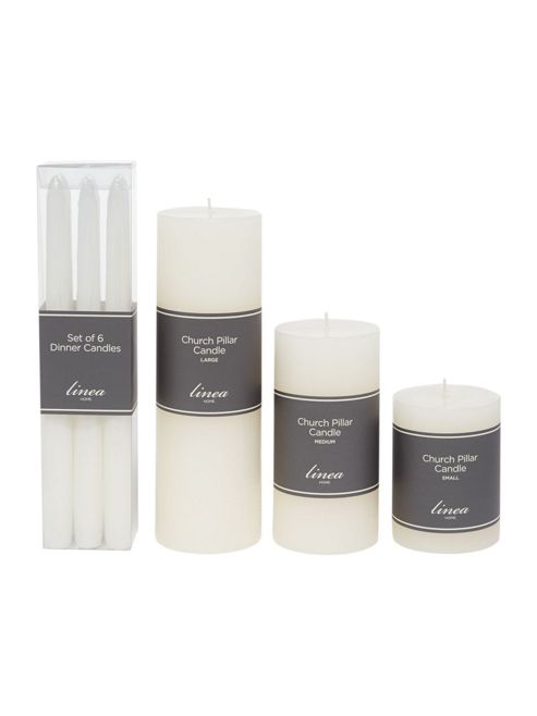 Image of Linea Set Of 6 Dinner Candles