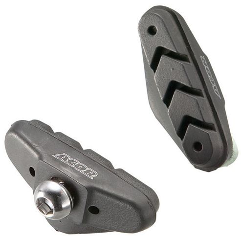 Image of Acor All-condition Caliper Brake Pads: Black