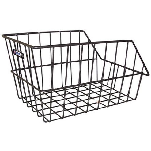Image of Adie Large Rear Wire Cycle Basket Black