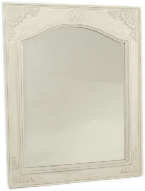 Image of Papa Theo Medici Mirror - Antique White